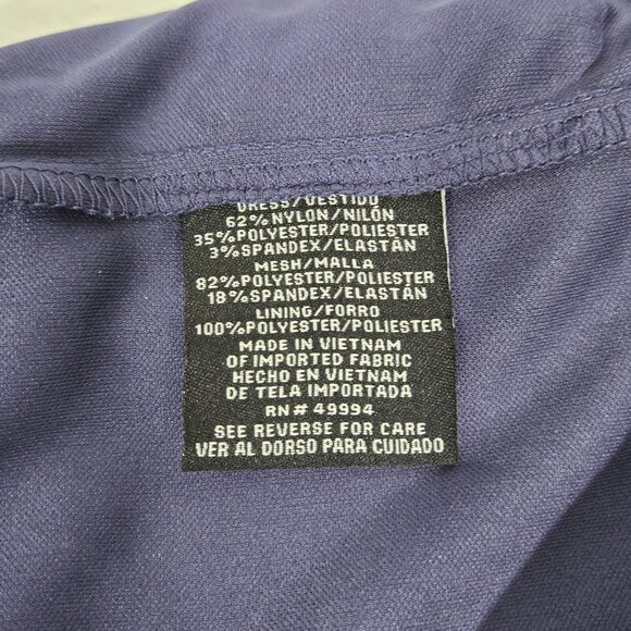 R & M Richards Mother Of The Bride BLUE Sequined Lace Sheer Formal Dress Size 16 - Picture 12 of 17